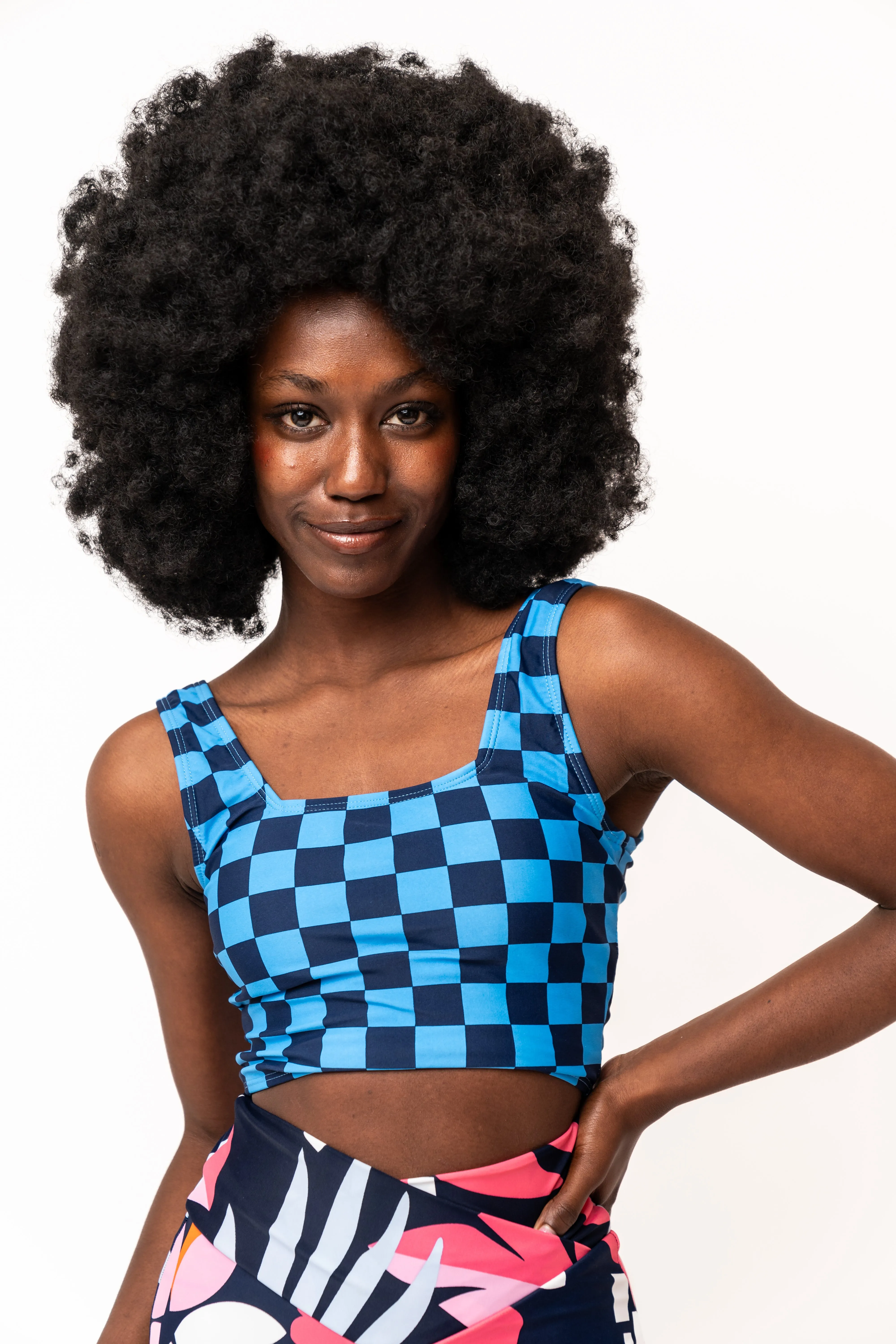 Coast Top | Blue Check